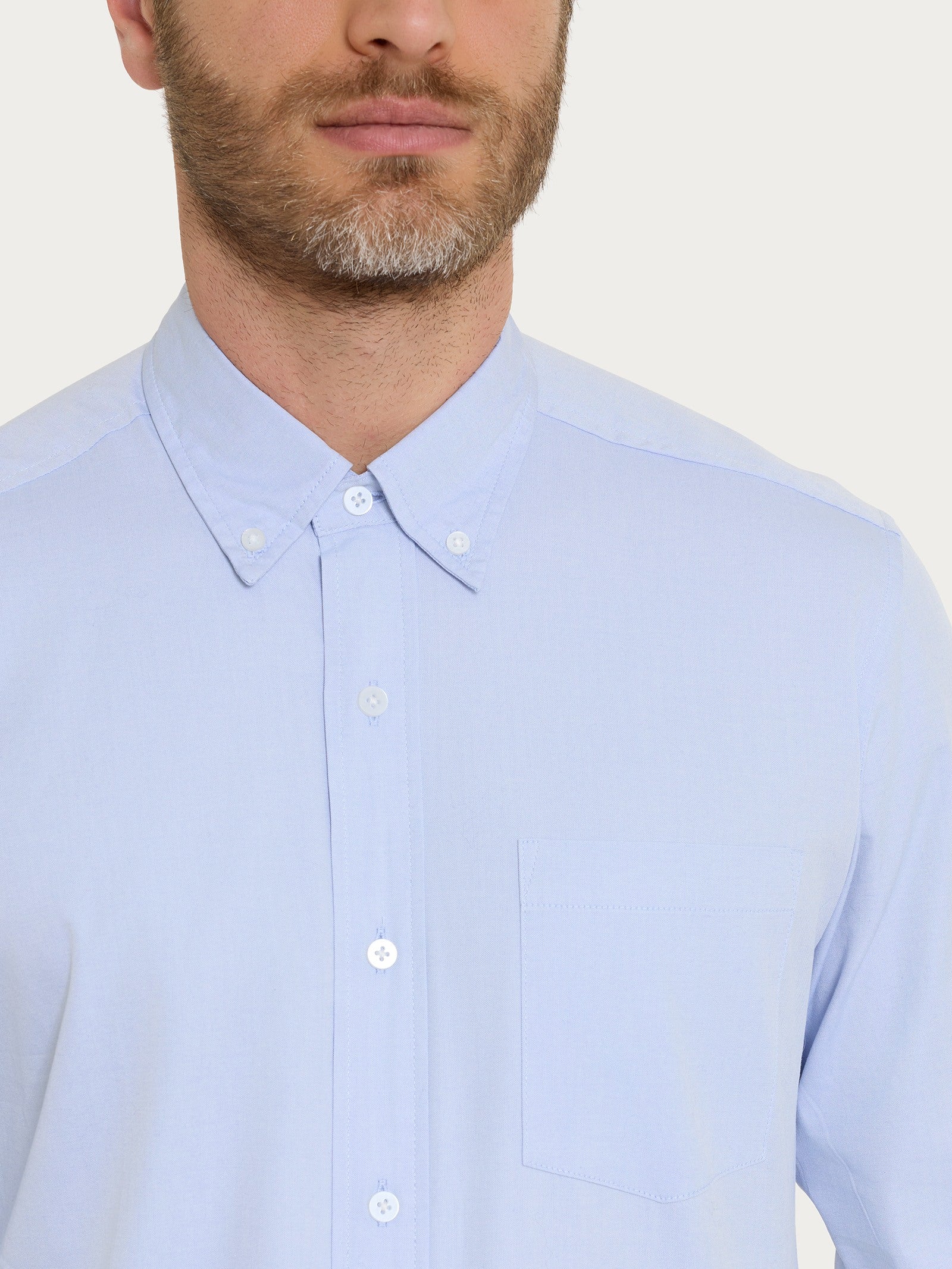 Ragno camicia button down Oxford Brunnera Blue uomo