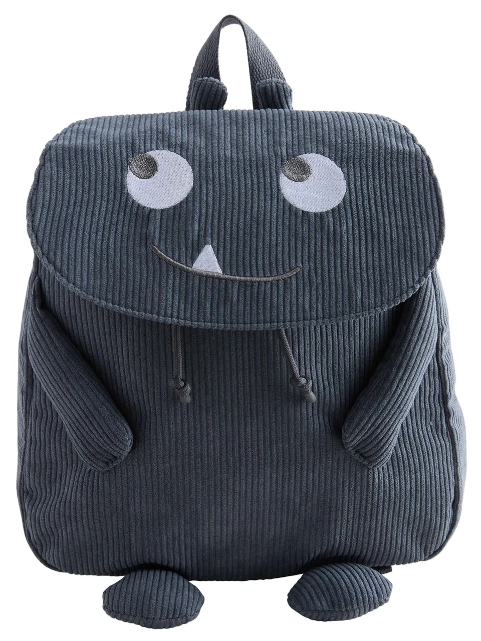 Next Zaino Mostro Bambino Blue Cord in Velluto