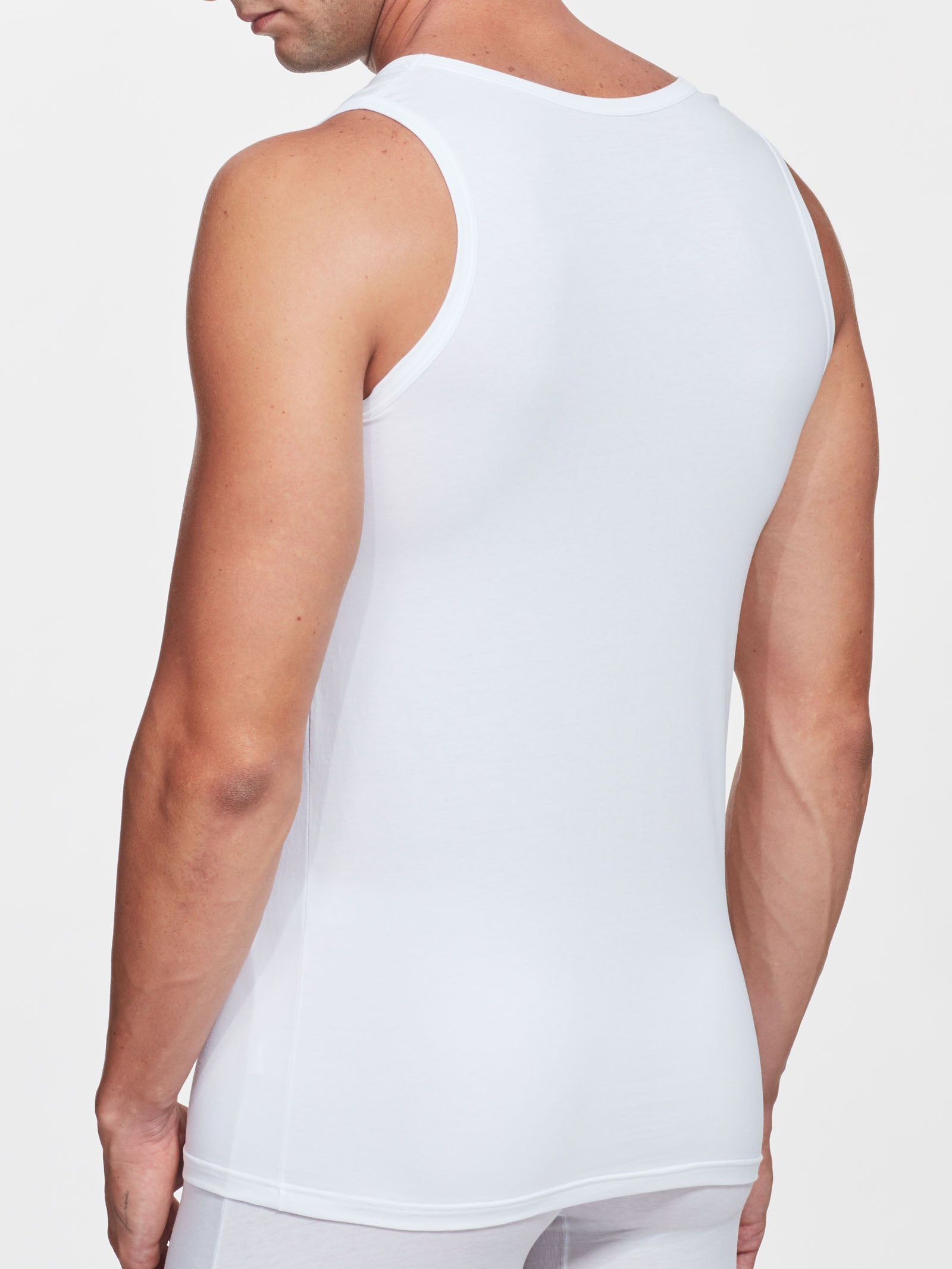Ragno Hi-Tech canottiera uomo Bianco cotone elasticizzato