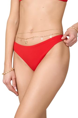 Goldenpoint Brasiliana Fianco Basso bikini tinta unita