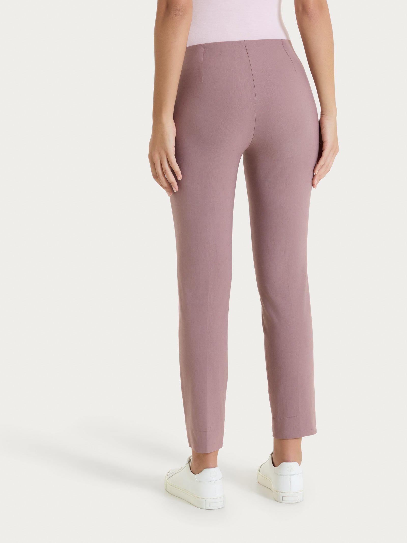 Ragno Linen Super Fresh pantalone capri Twilight Mauve