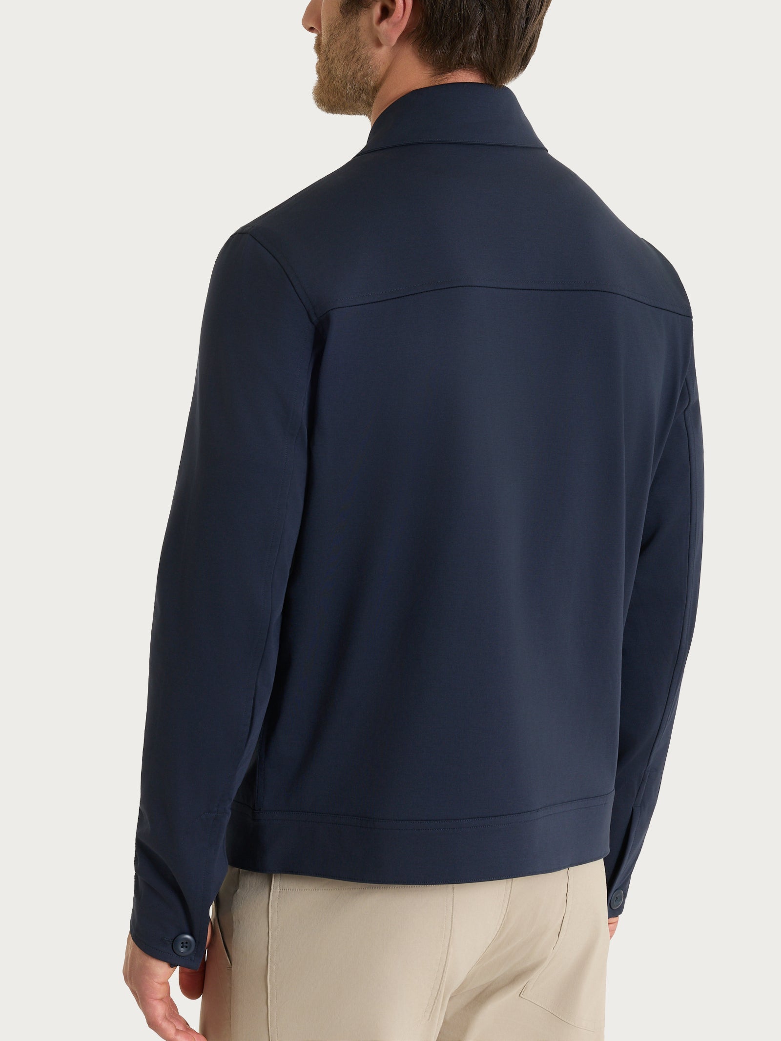 Ragno Compact Light Giacca manica lunga cotone Bleu