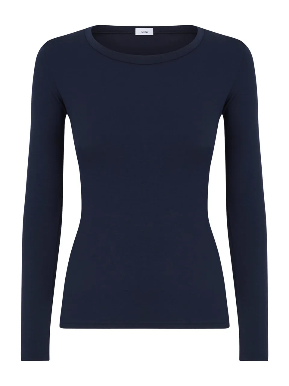 Ragno Tenderwool Maglietta Girocollo Bleu Manica Lunga
