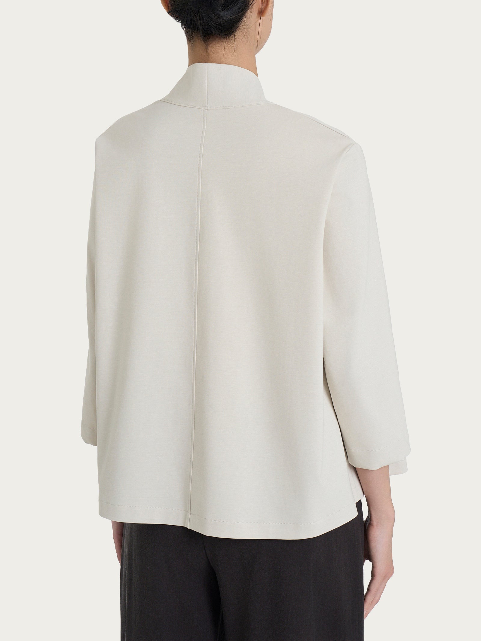 Ragno Compact Light Cardigan Aperto Champignon Manica 3/4
