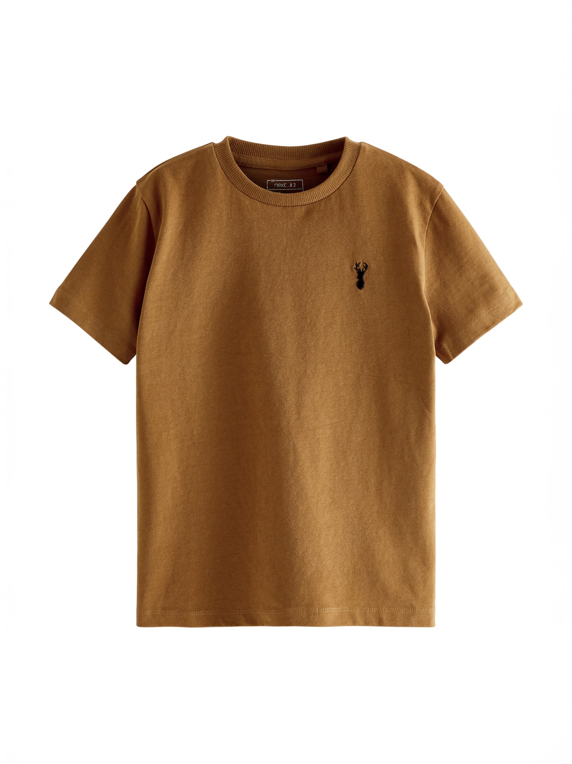 Next t-shirt bambino cervo ricamato confezione da 4 cotone