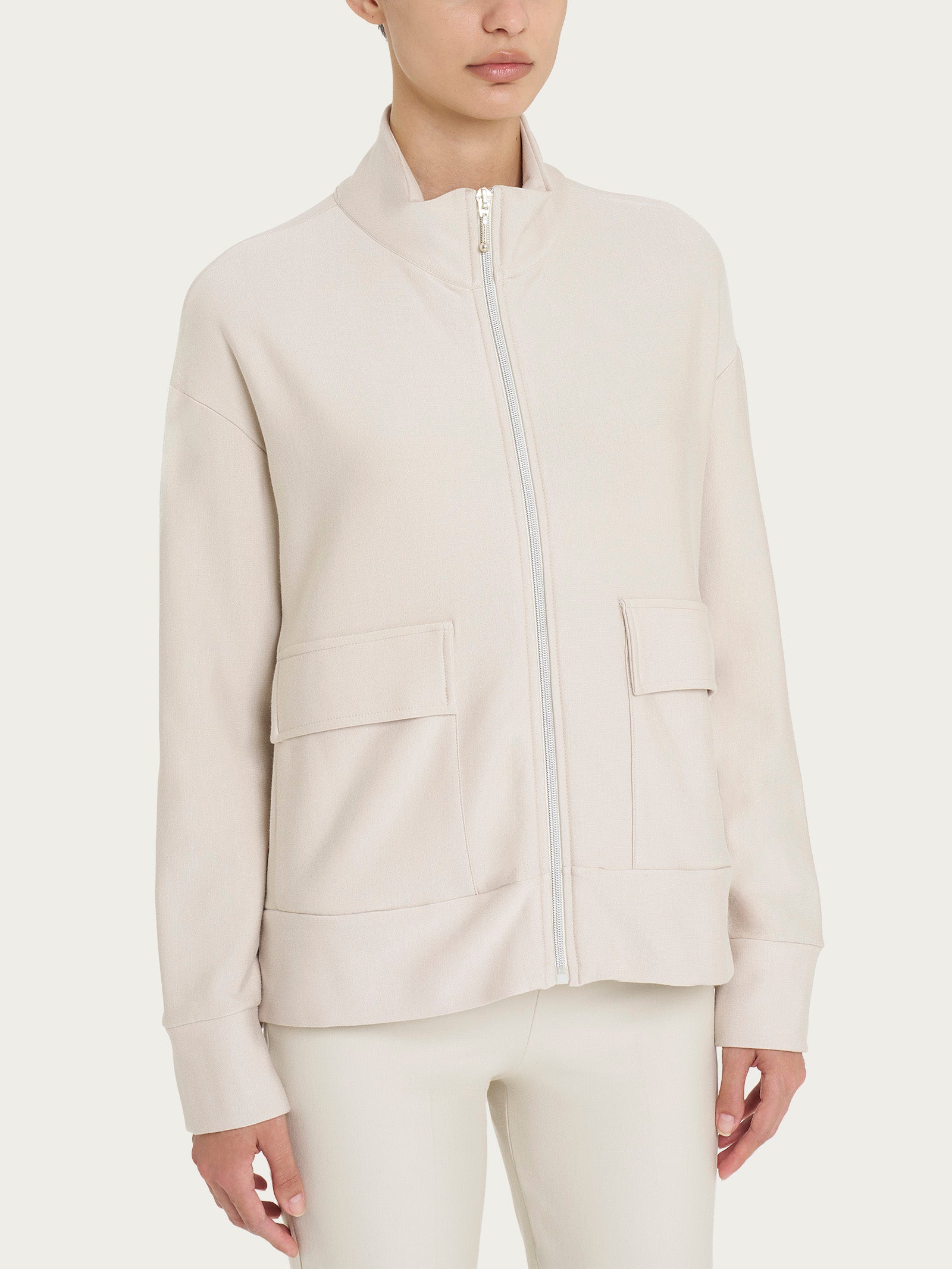 Ragno Eco Techno Fleece Giacca Donna Champignon Zip