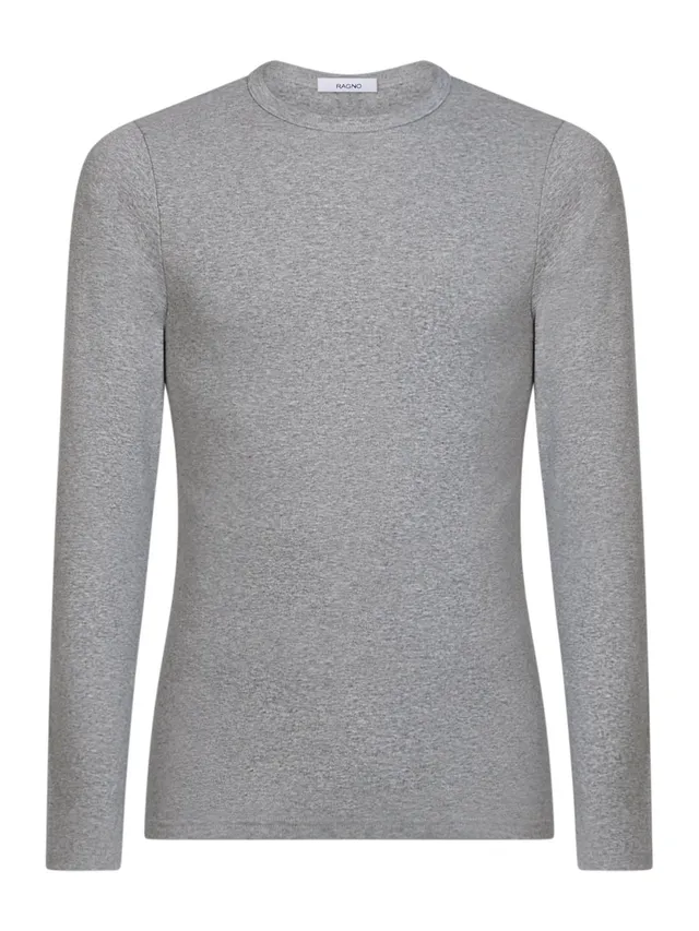 Ragno Maglia Girocollo Caldo Cotone Uomo Vapore Mel