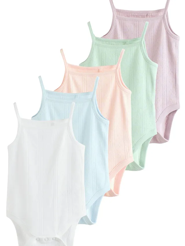 Next Body Canotta Neonato Cotone Taglia 50 5 Pezzi