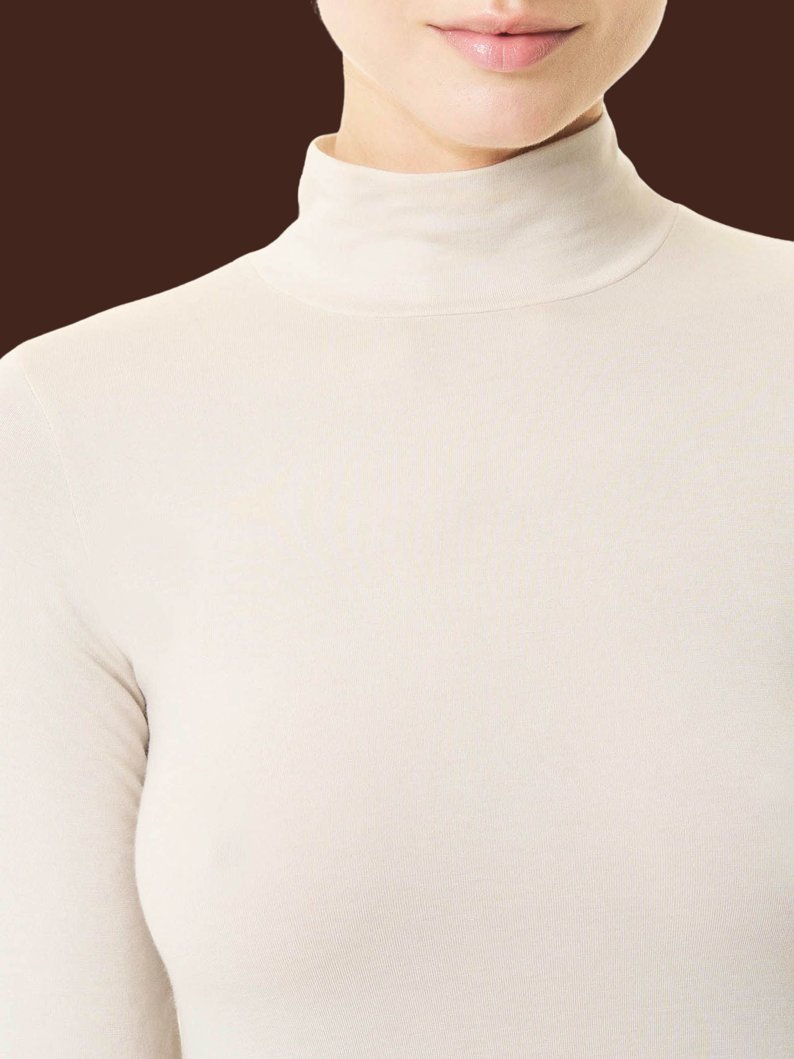 Ragno Tenderwool Lupetto maglia lana manica lunga Red Violet