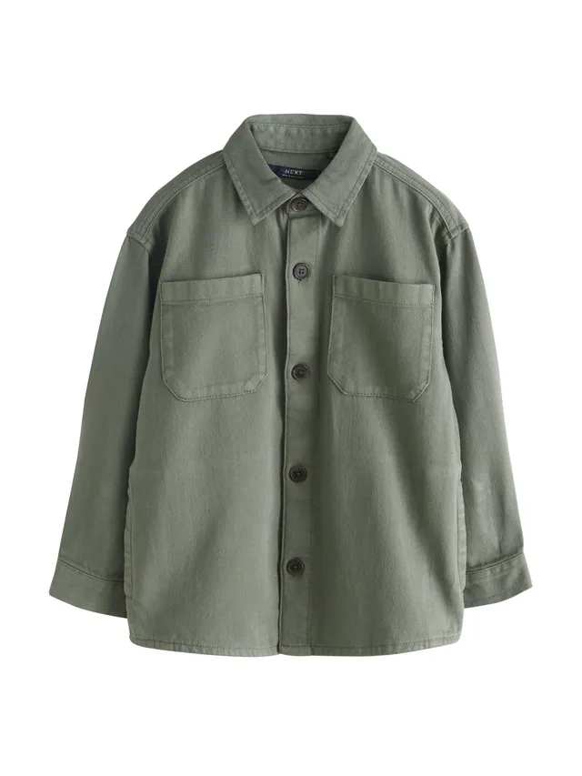 Next Giacca-camicia tela ragazzo 128 vestibilità comoda