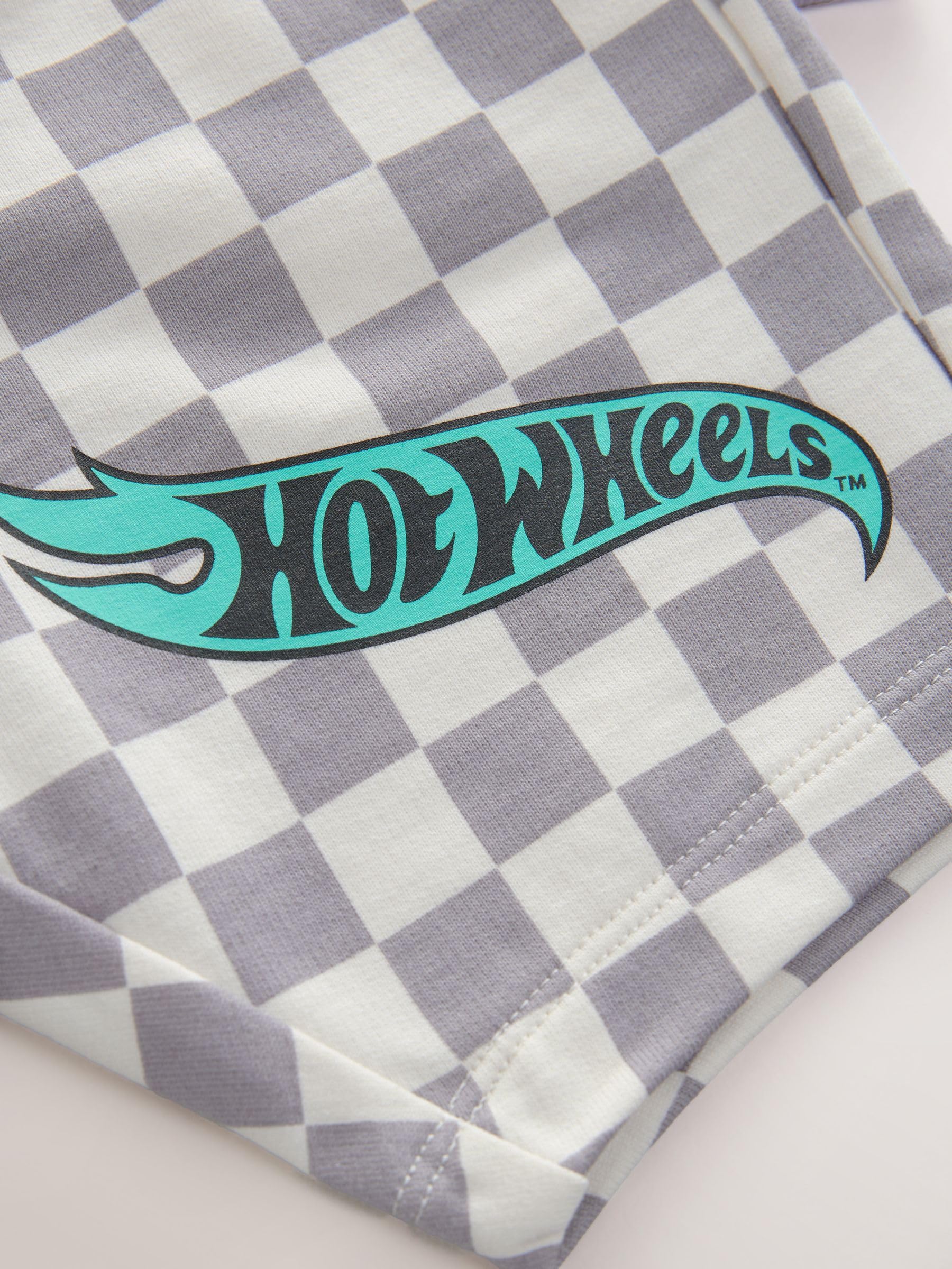 Next Hot Wheels completo t-shirt e shorts 104-110 a quadri