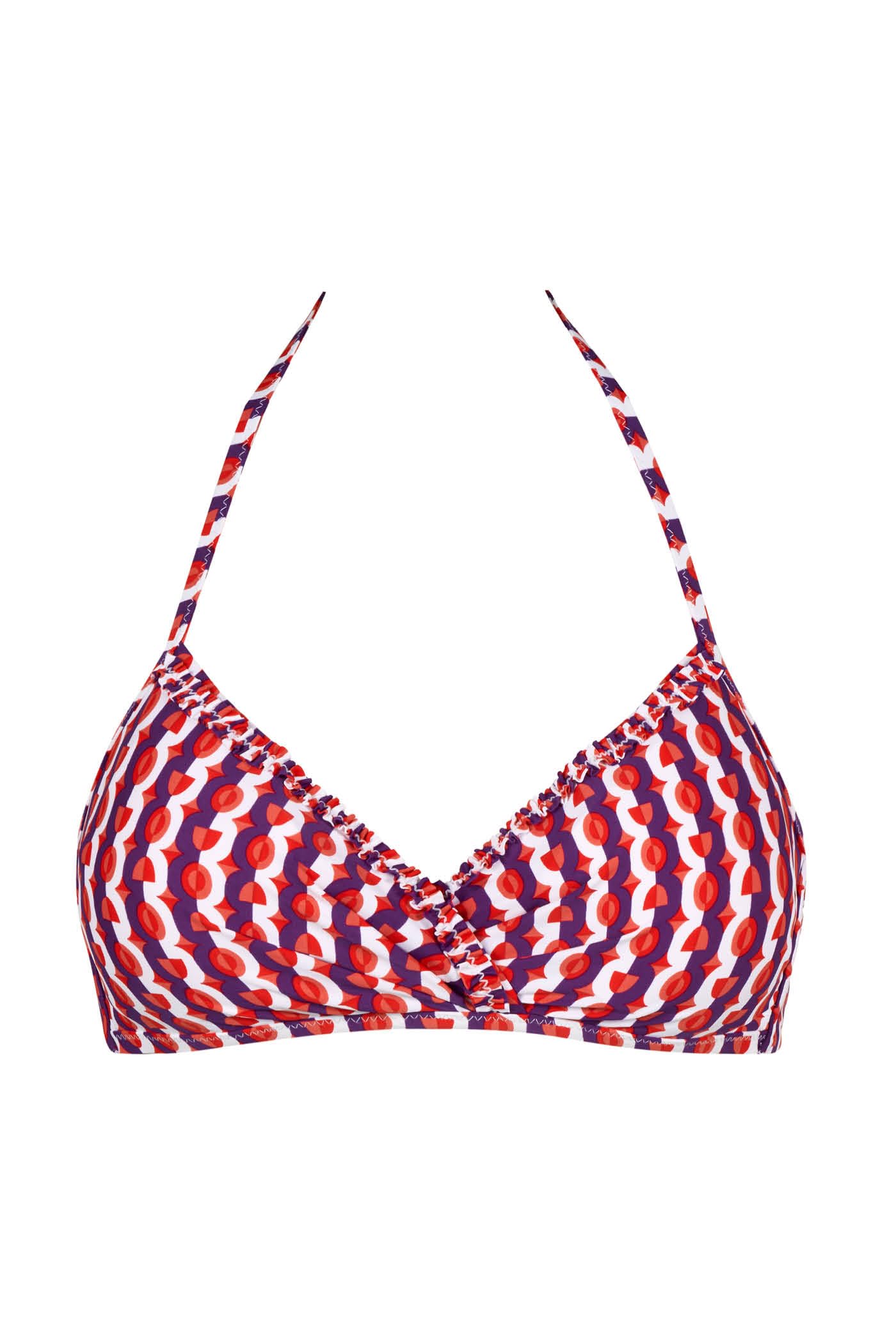 Goldenpoint Circus top bikini triangolo geometrico