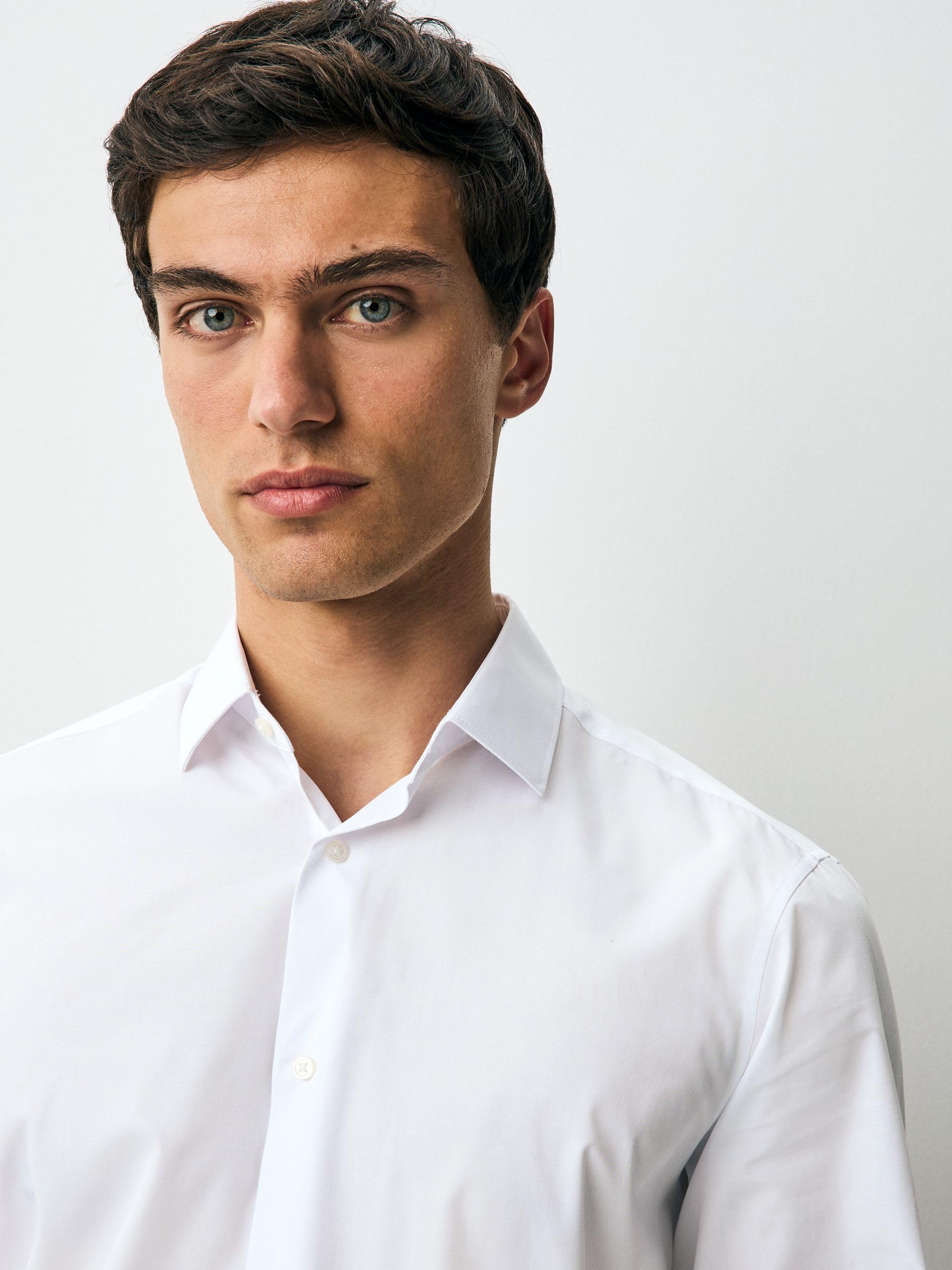 Next camicie uomo eleganti easy-care 3 pezzi regular cotone