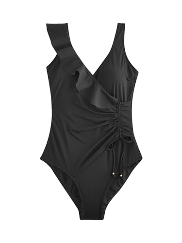 Next Costume Intero Modellante Ruches Incrociate taglia 44 contenitivo