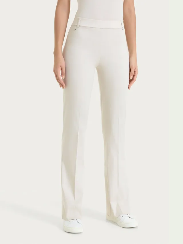 Ragno Satin Power Pantalone Flare Champignon cotone