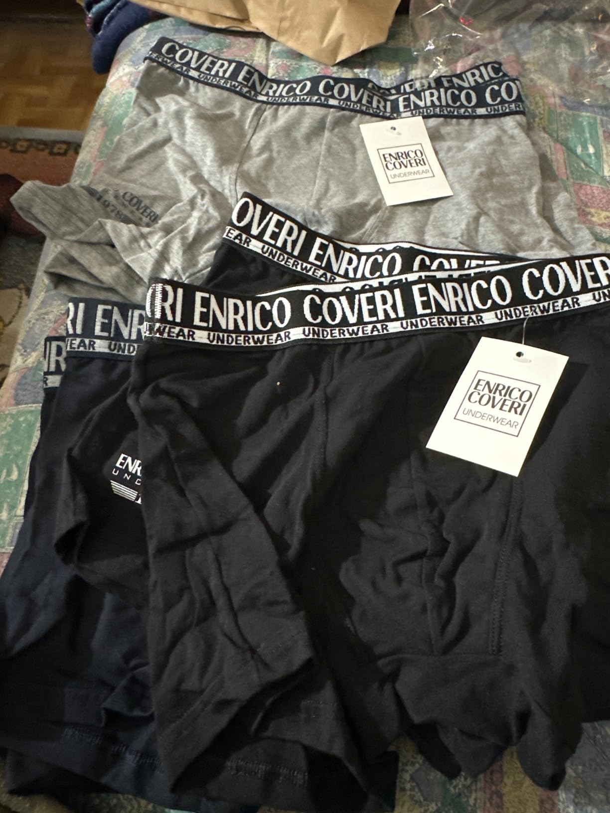 Enrico Coveri Boxer Uomo Cotone 6 Pezzi Taglia M Elasticizzati