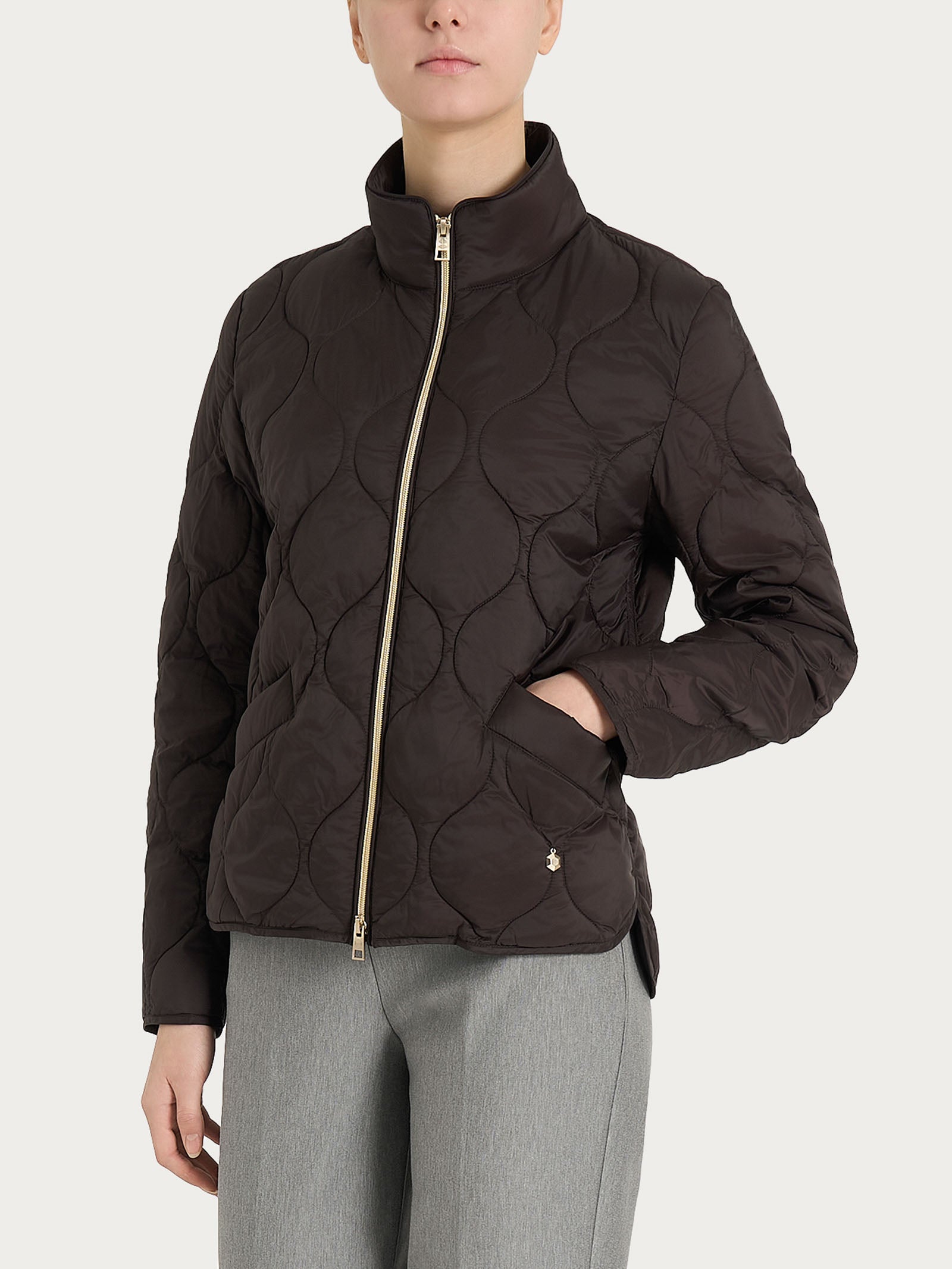 Ragno Onion Quilt piumino manica lunga Chocolate Torte leggero