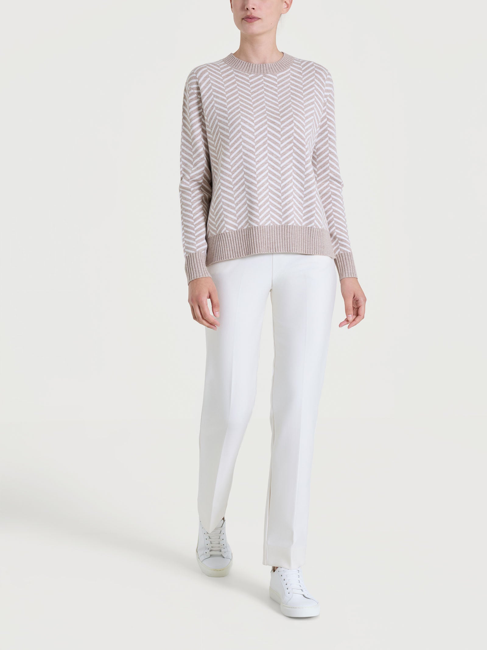 Ragno Four Seasons Maglia Girocollo Spigata Super Soft Cammello