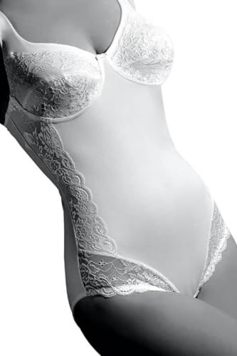 Lady C Modellante Coppe Foderate Cotone Body Contenitivo Pizzo