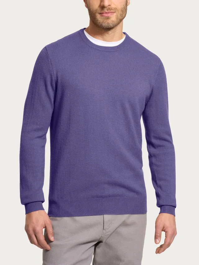 Ragno Cashmerino maglia girocollo Mulled Grape lana
