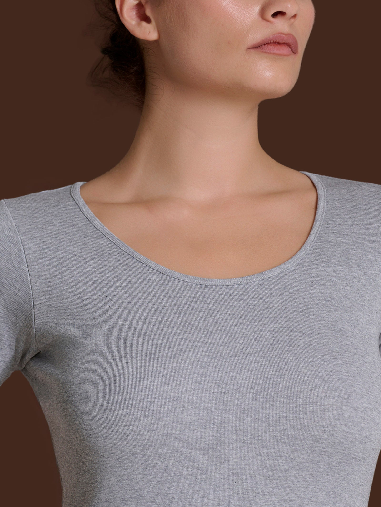 Ragno Thermo Cotton maglietta manica corta Argento cotone