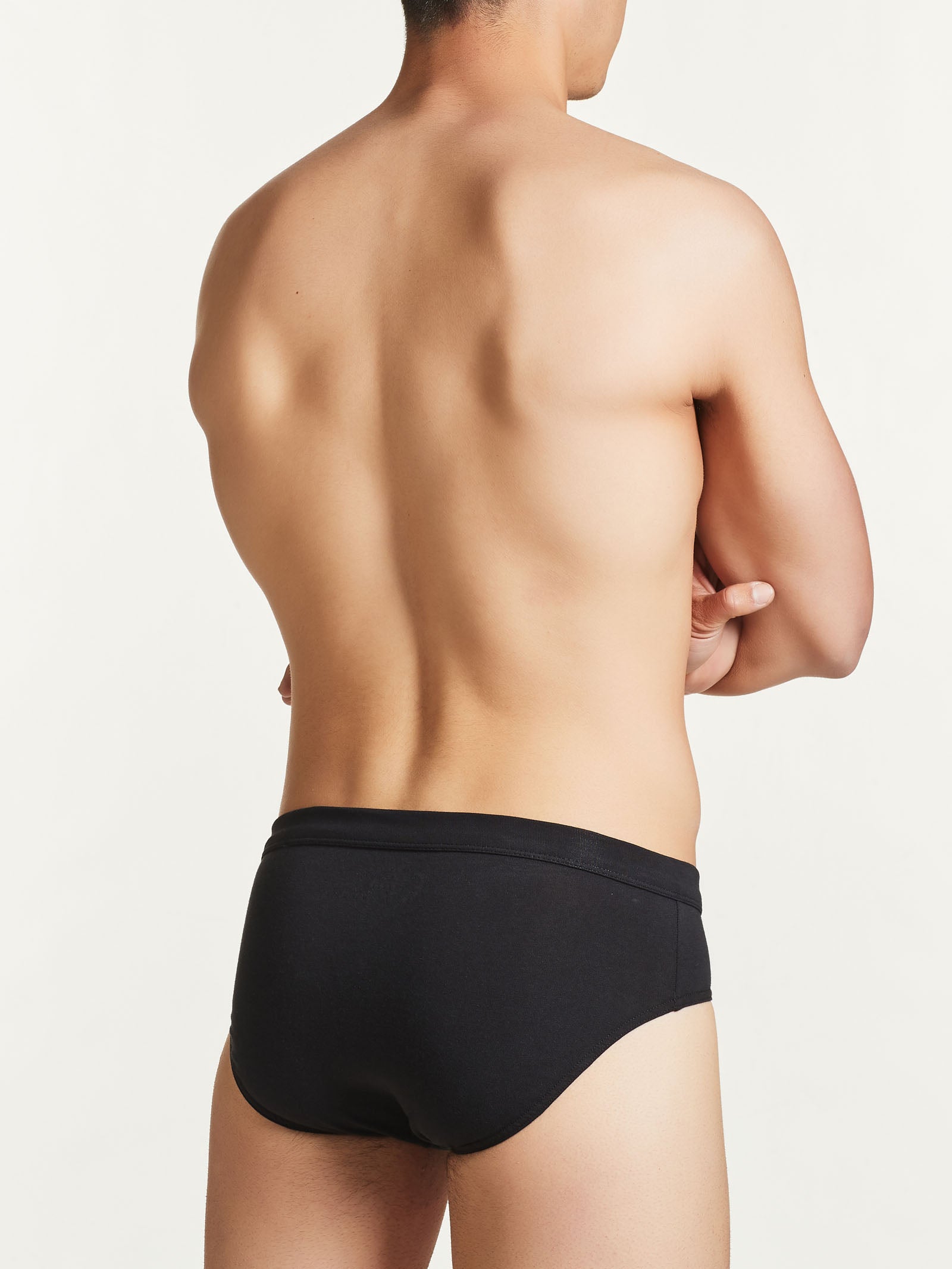 Ragno Comfort Slip Uomo Nero Bipack Cotone