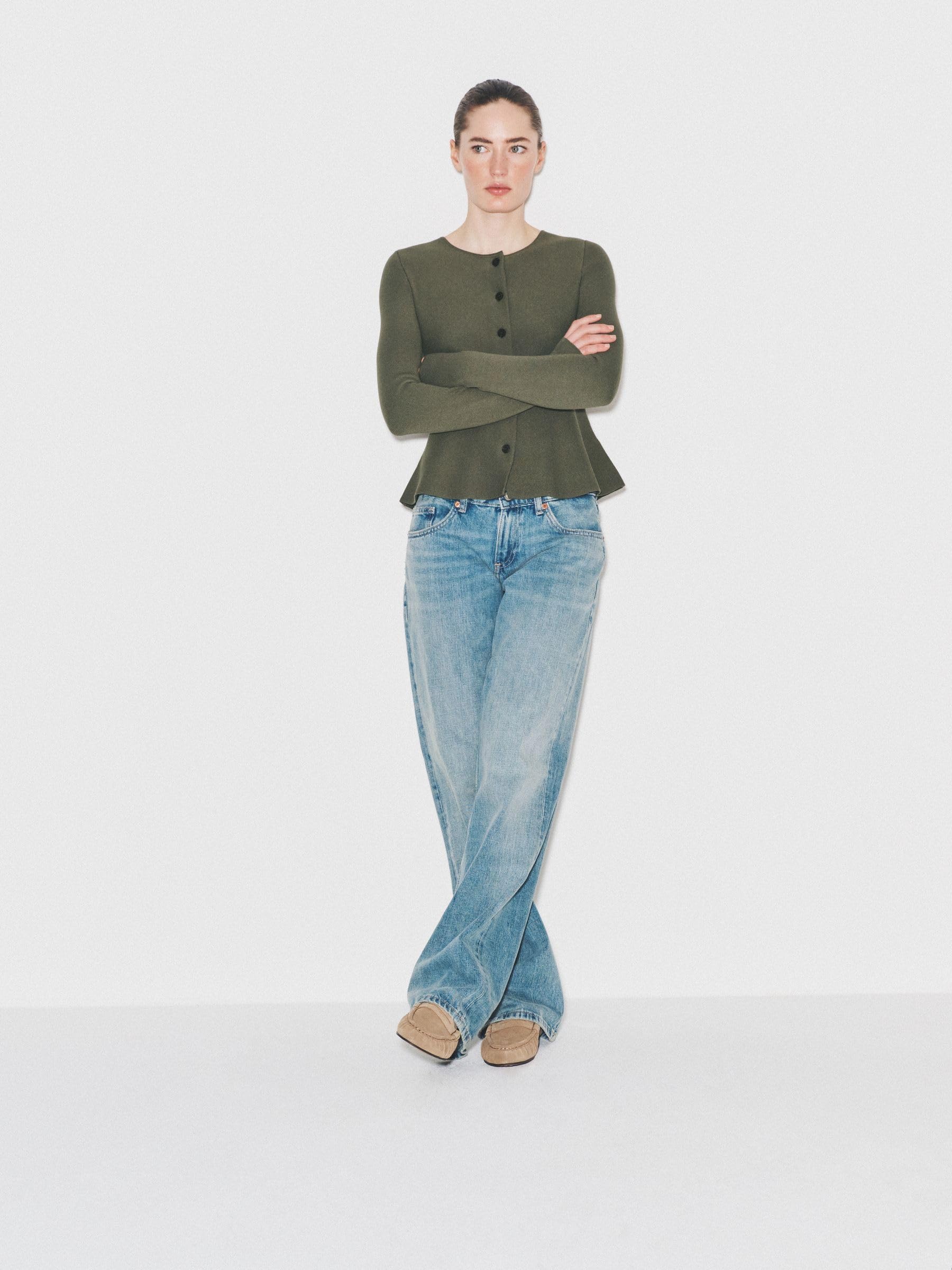 Geo Next The Set Cardigan lungo donna 2 pezzi bottoni taglia XS