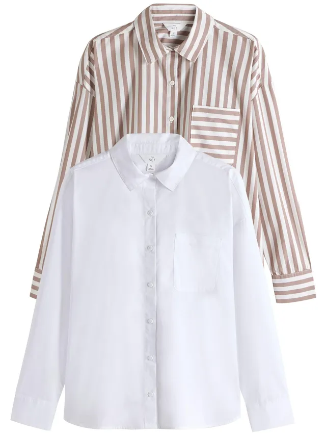 Geo Next The Set Camicie Oxford camicia 2 pezzi righe