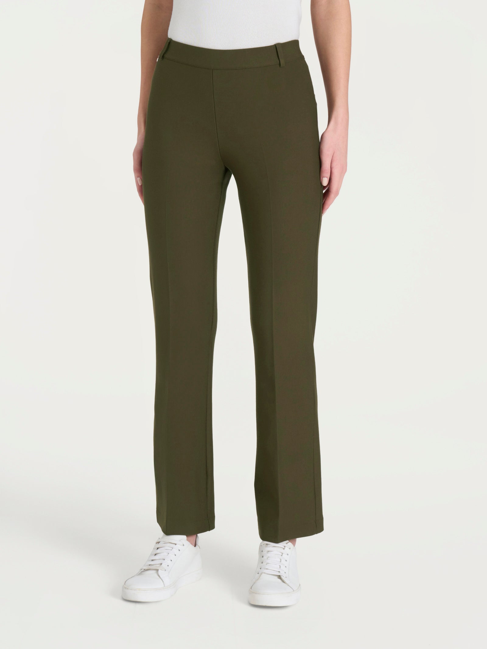 Ragno Gem pantalone flare caviglia Dark Olive