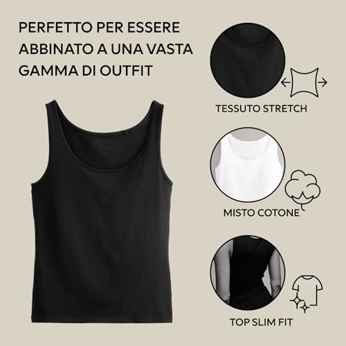 Next The Set Avanti canottiera collo alto multipack