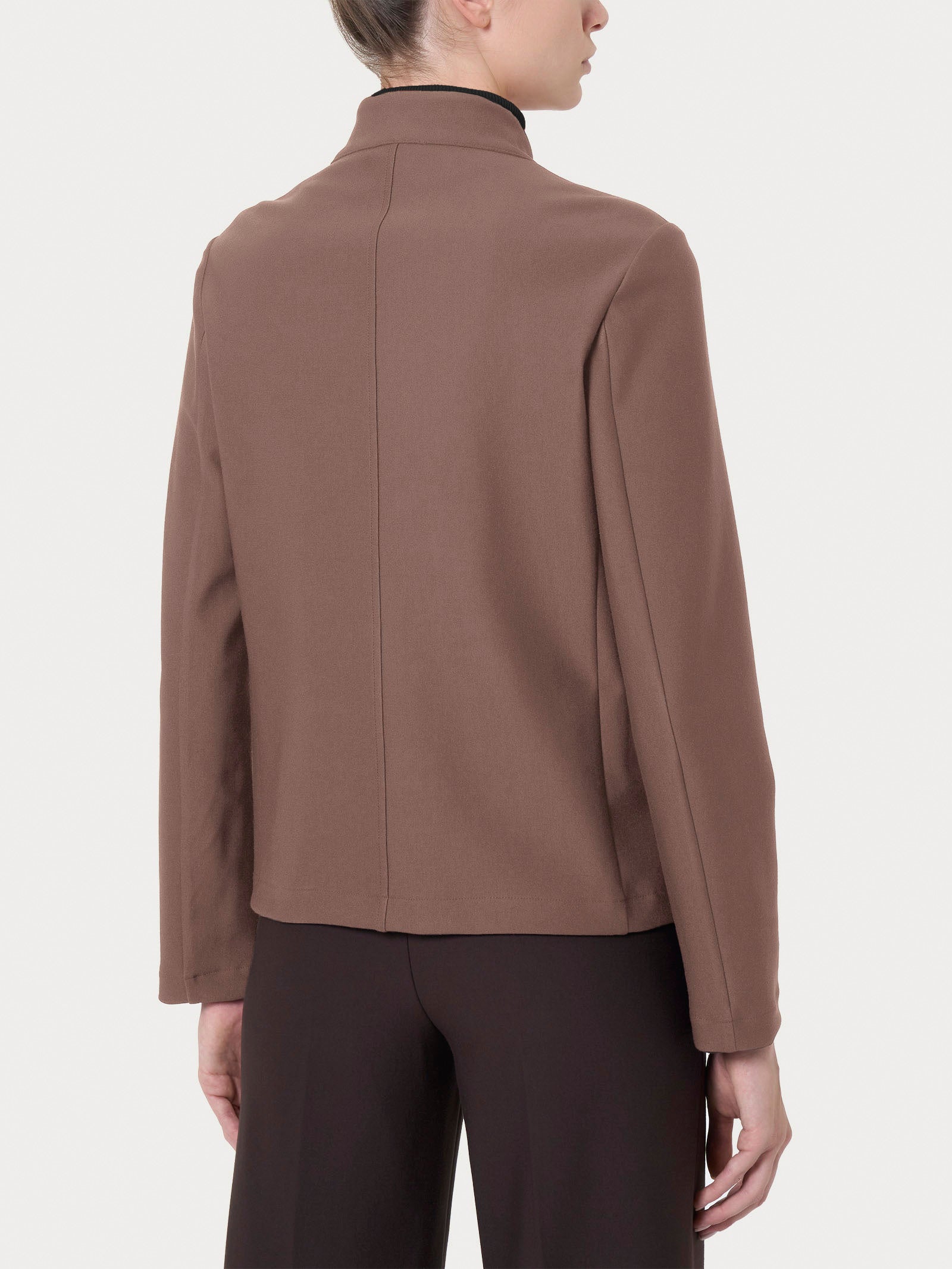 Ragno Compact blazer corto Pine Bark elasticizzato