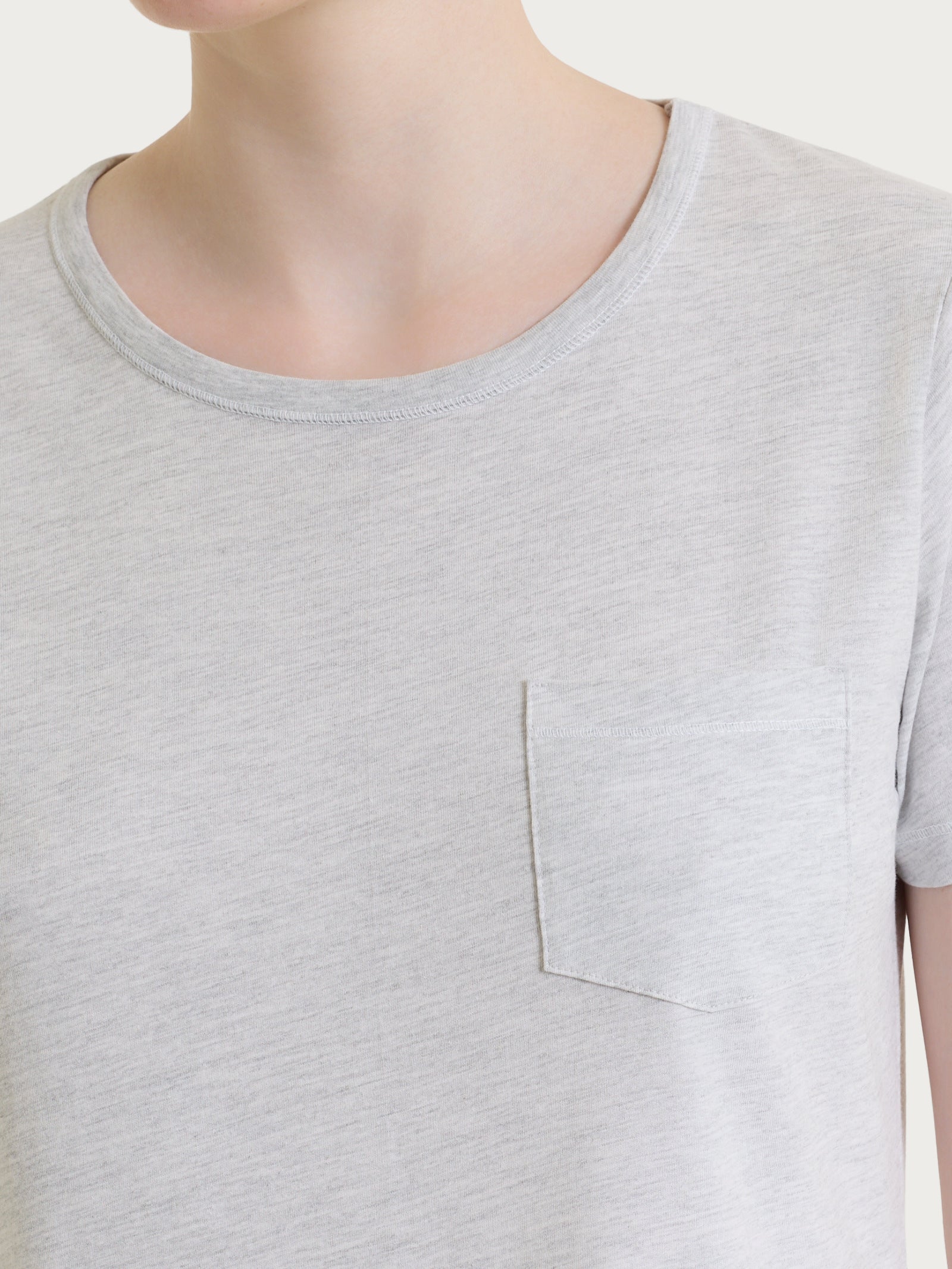 Ragno Jersey Cotone camicia notte maniche corte Ghiaia jersey
