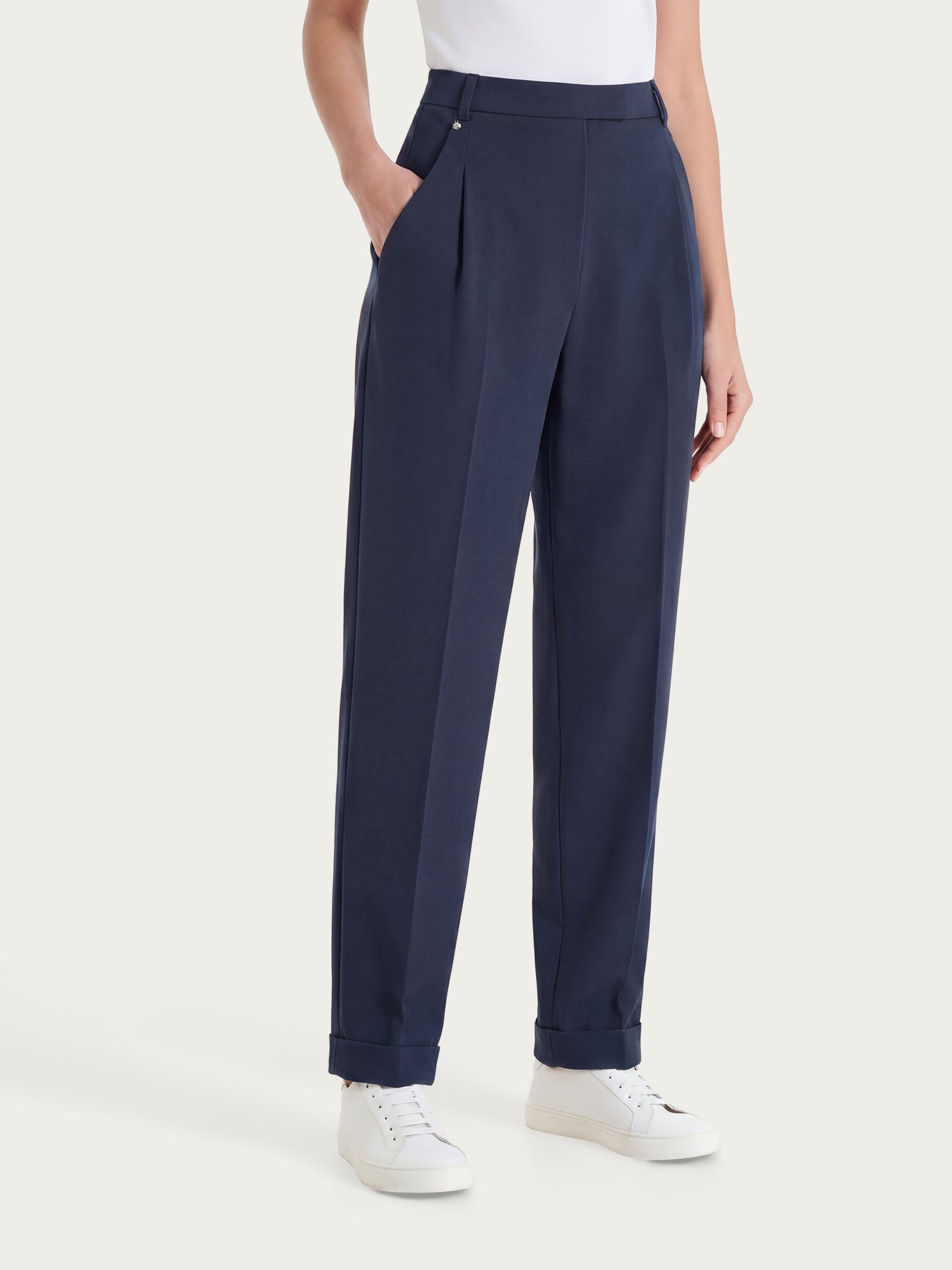 Ragno Compact Light Pantalone Carota Bleu Leggero