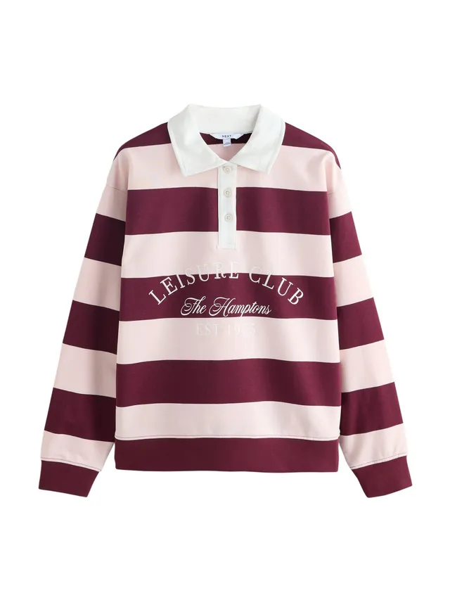 Next Leisure Club felpa rugby donna M a righe