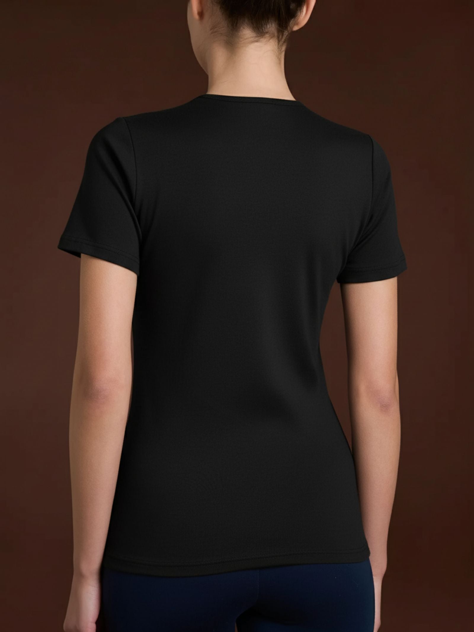Ragno Thermo Cotton Maglietta Girocollo Nero