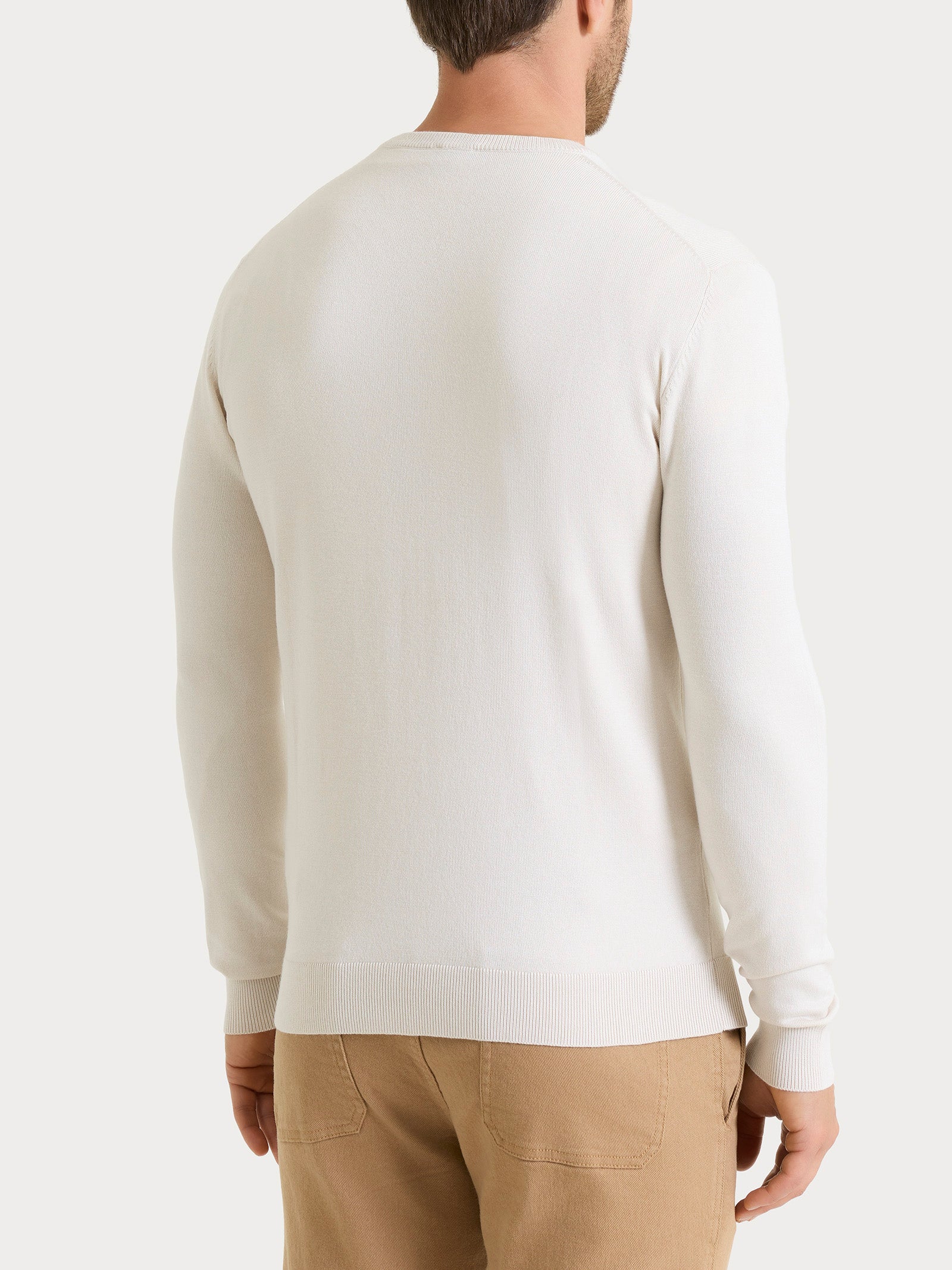 Ragno Four Seasons pull scollo V Champignon misto viscosa