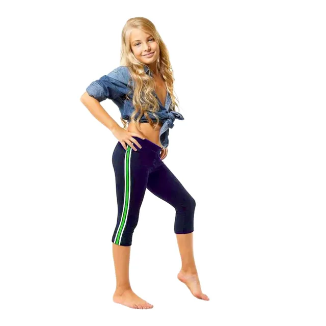 Jadea Girls leggings bimba cotone elasticizzato 3-14 anni
