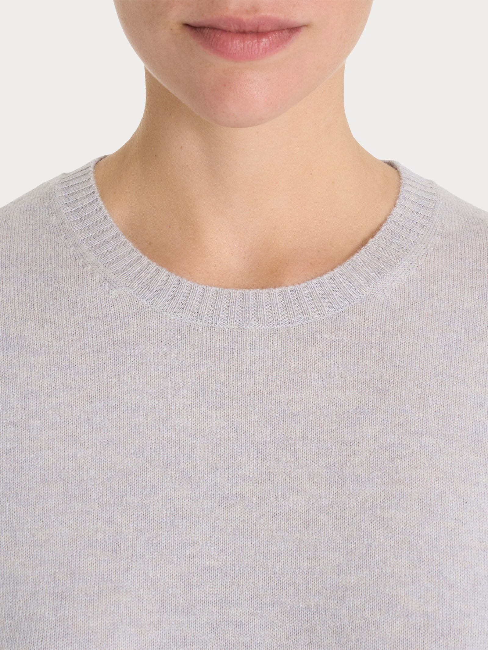 Ragno Cashmerino Maglia Girocollo Piuma Melange