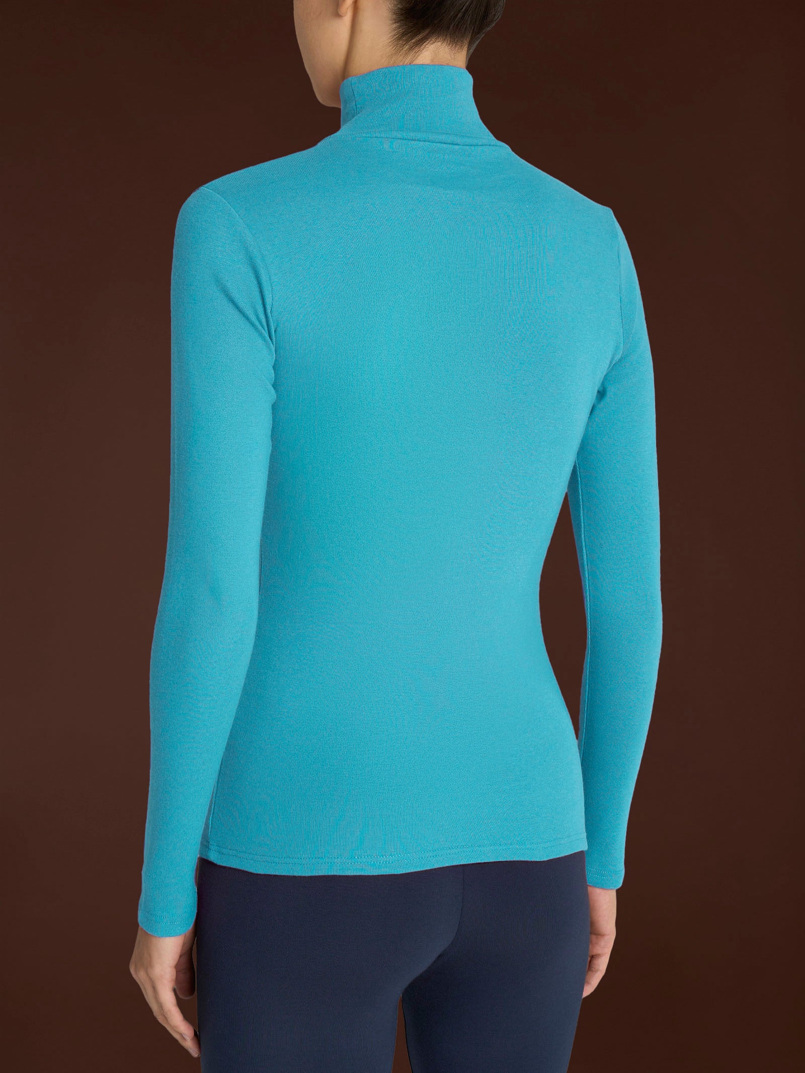 Ragno Thermo Cotton lupetto donna Milky Blue cotone