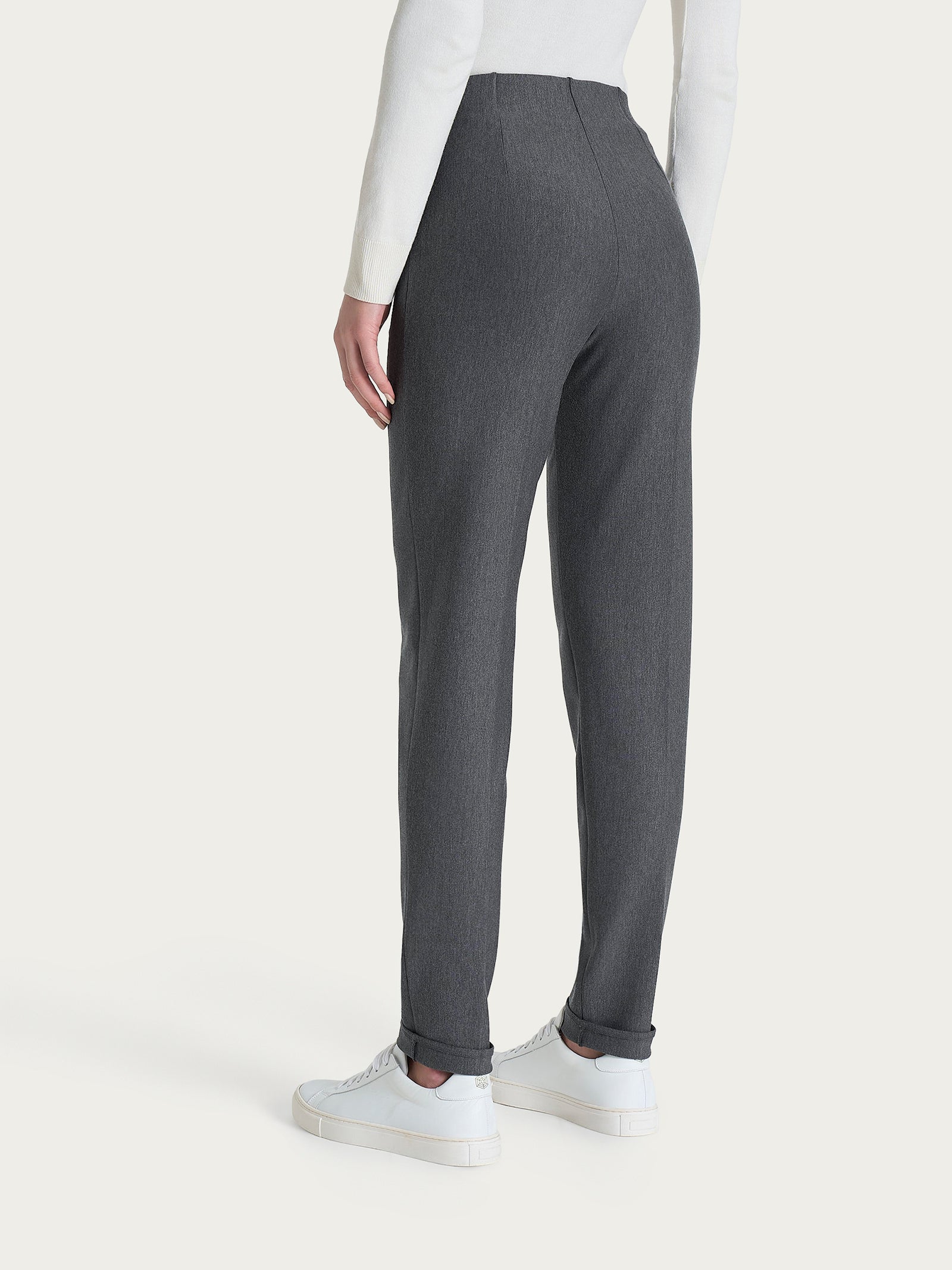 Ragno Compact The Cigarette Pantalone Donna Ardesia skinny