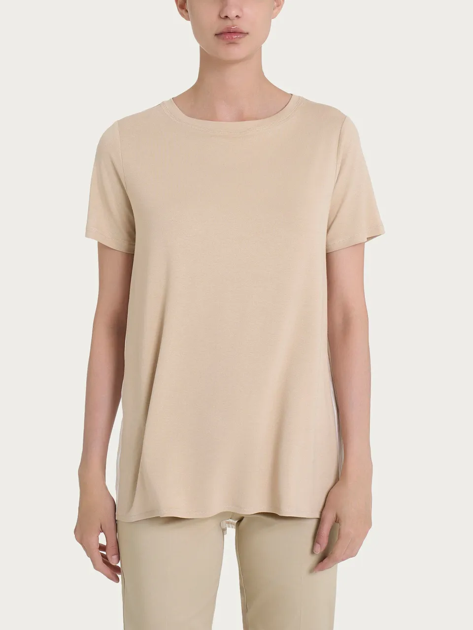 Ragno Viscosa Summer maglietta Fant. Irish Cream a righe
