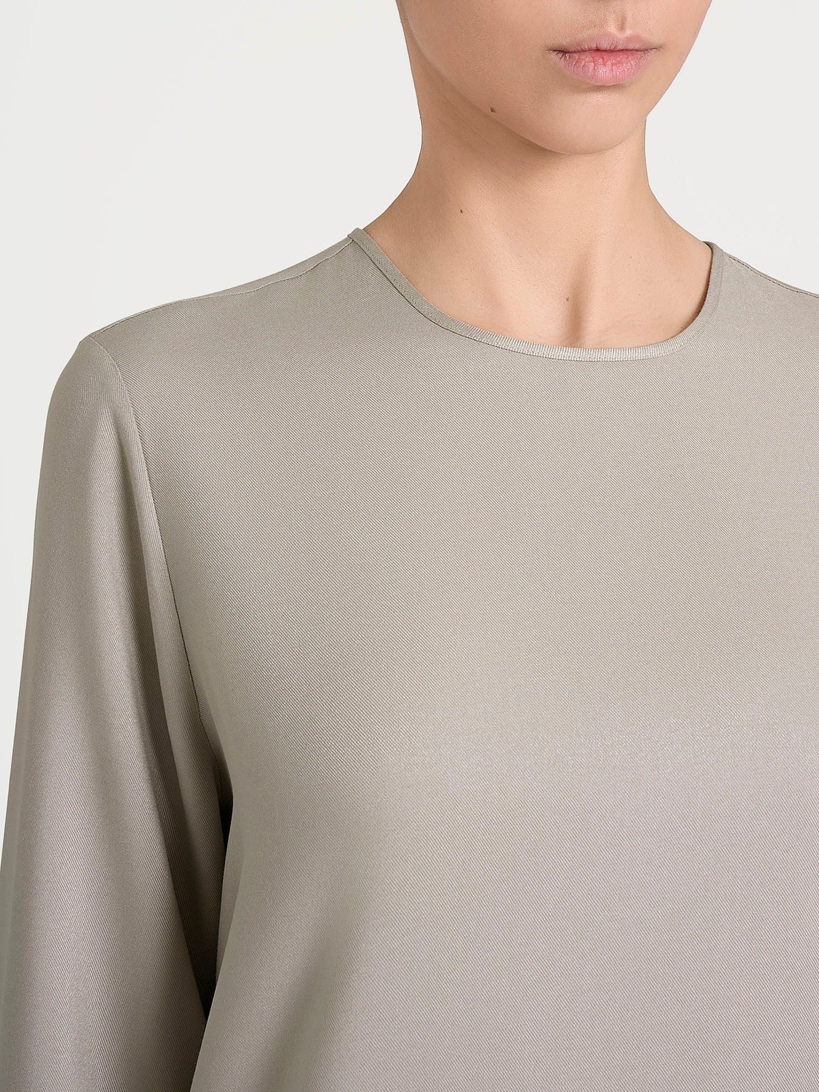 Ragno EcoSeta Blusa Girocollo String viscosa manica lunga