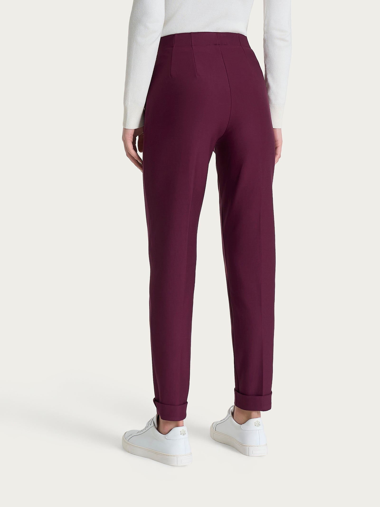 Ragno Compact pantalone a carota donna fig vita elasticizzata