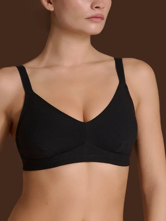Ragno beYOUtiful YouUp Reggiseno Nero cotone senza ferretto