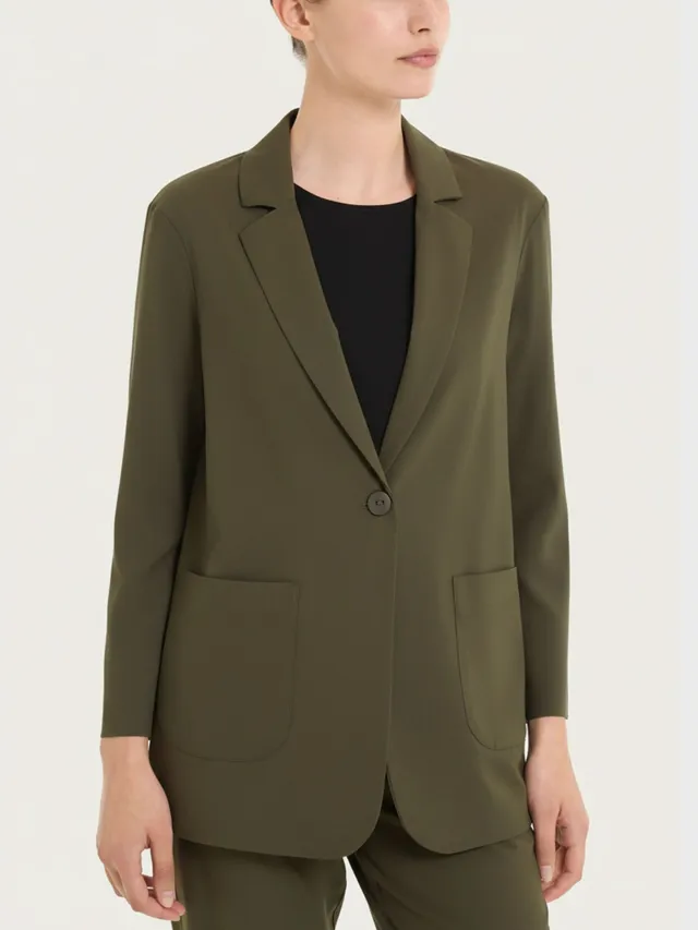 Ragno Super Fresh Blazer donna Dark Olive leggero