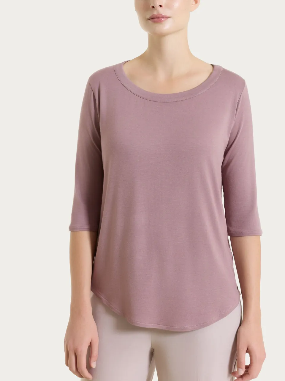 Ragno Viscosa Summer Maglietta 3/4 Twilight Mauve