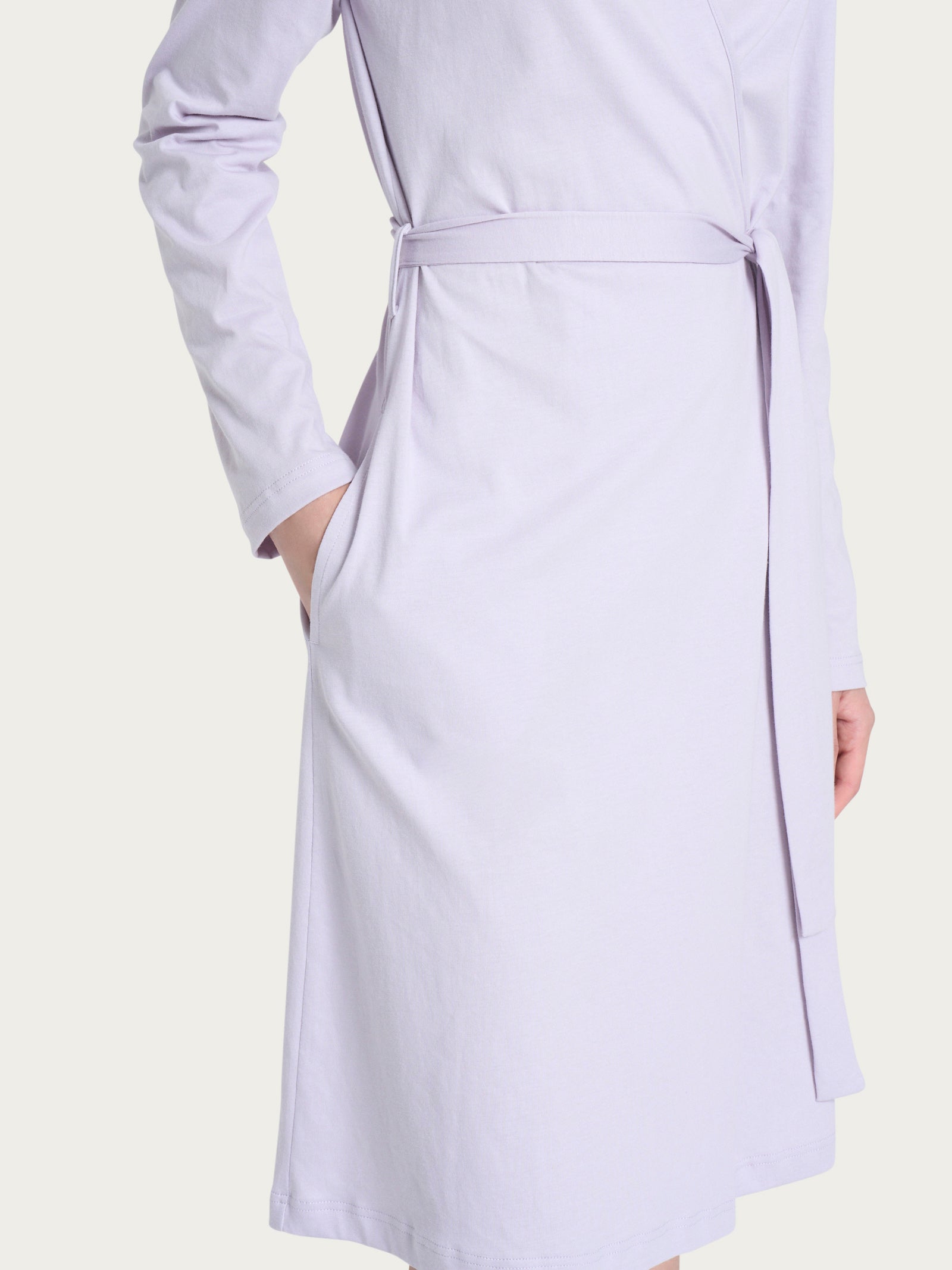 Ragno Jersey Cotone vestaglia Thistle tinta unita