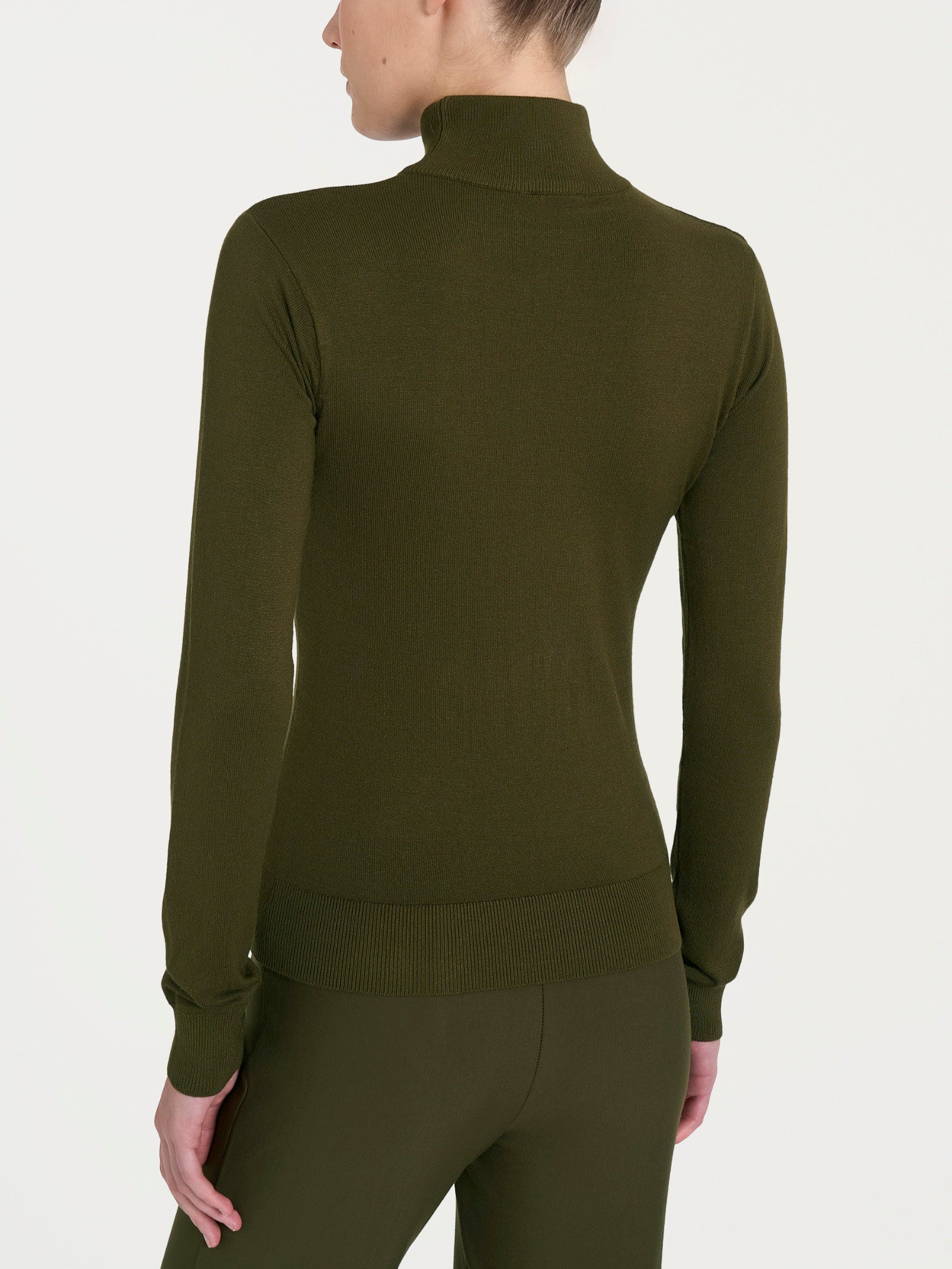 Ragno Four Seasons Lupetto Viscosa Dark Olive