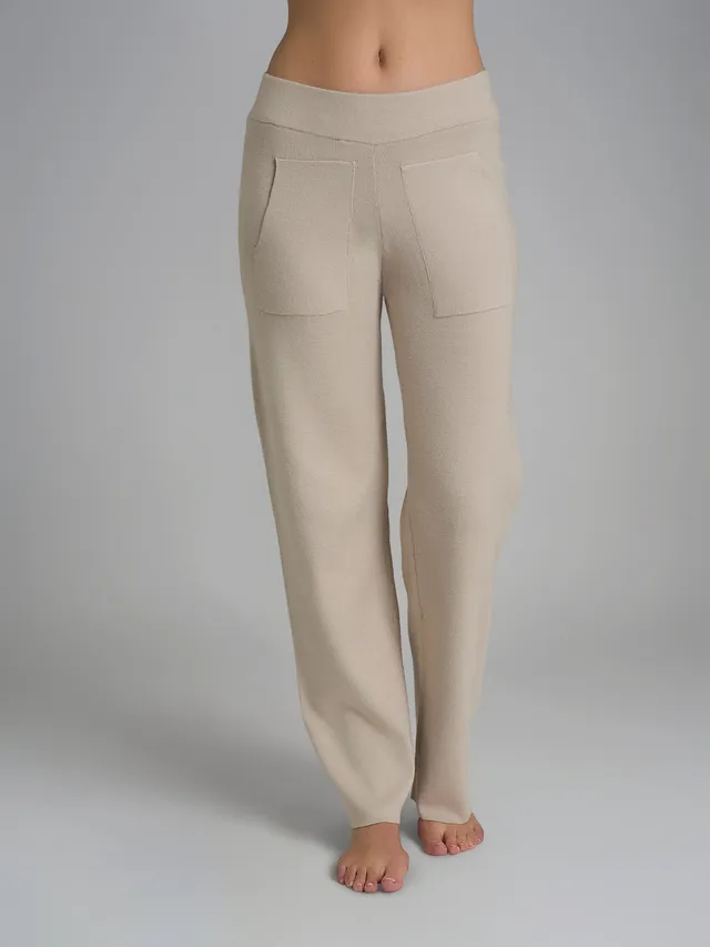 Ragno Homewear The Wide Leg pantalone Champignon Super Soft