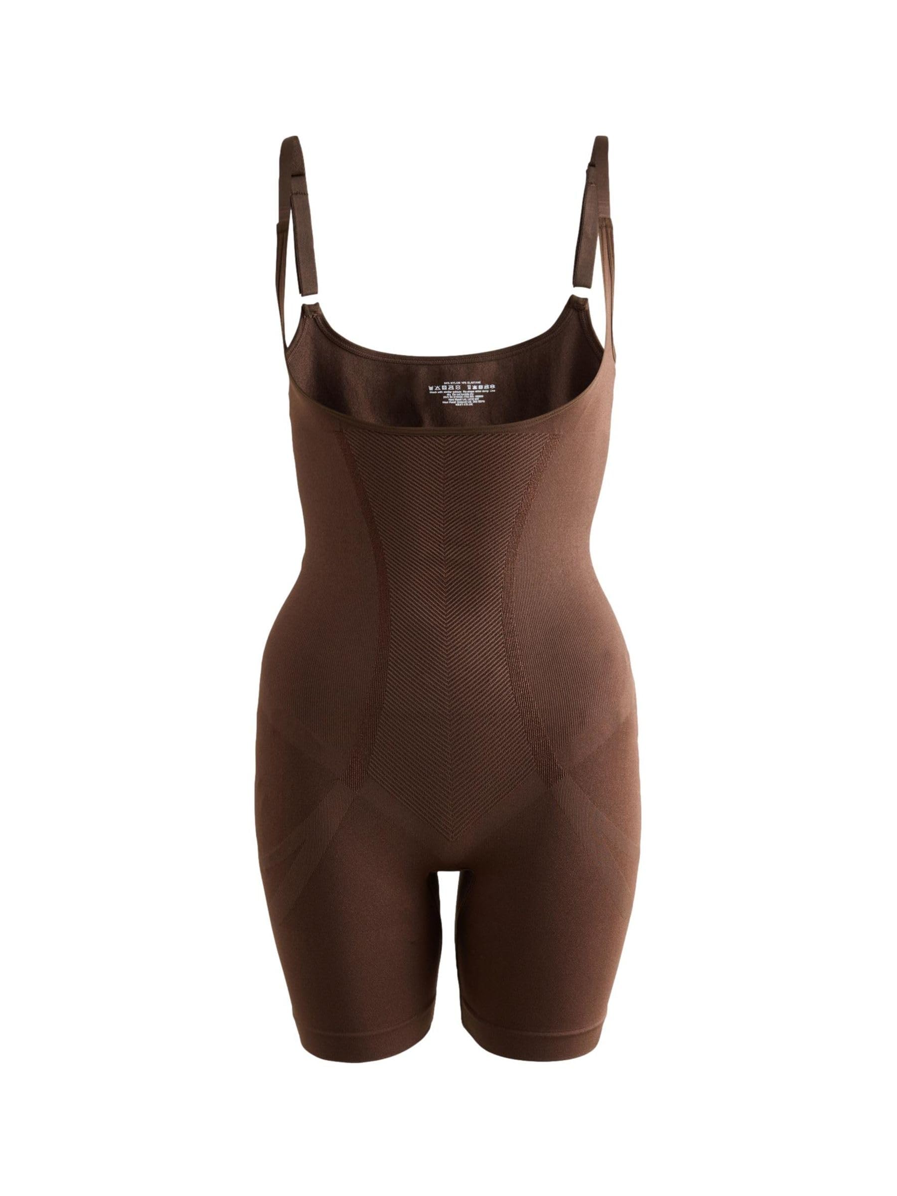 Next body contenitivo proprio reggiseno 8-10 chocolate nude